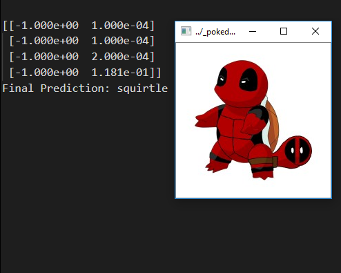 Pokedex Camera - Deadpool Squirtle Results